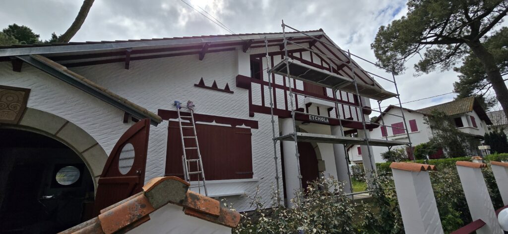 Rénovation de façades d'une maison classée remarquable à La Baule