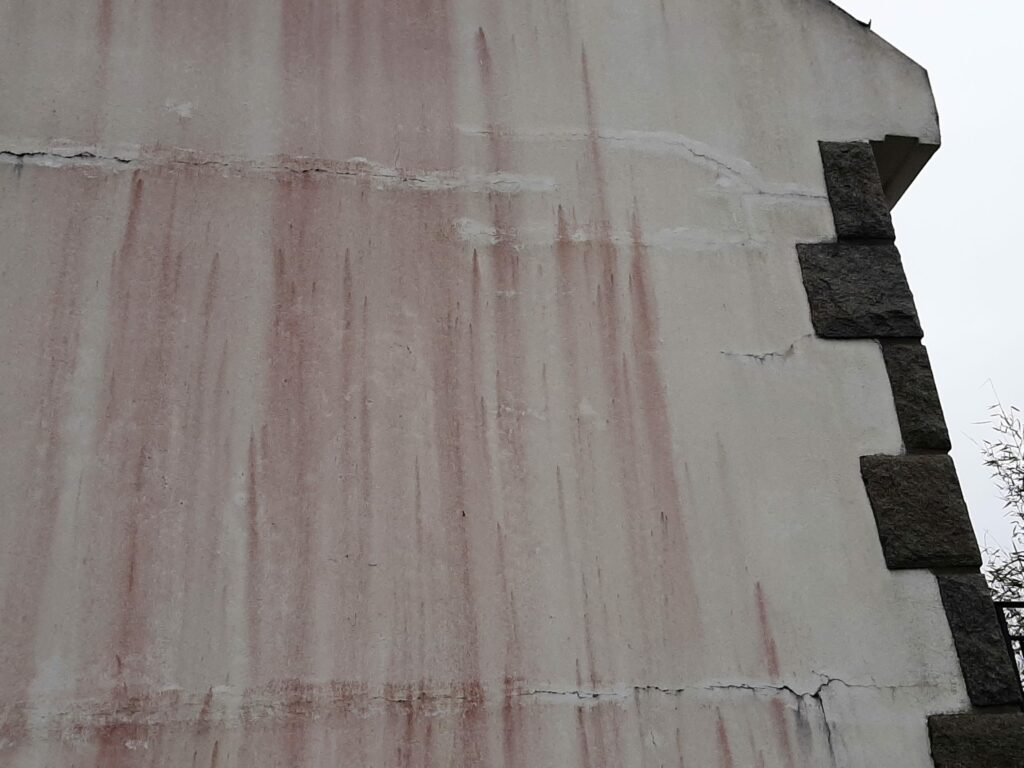 salissures facades